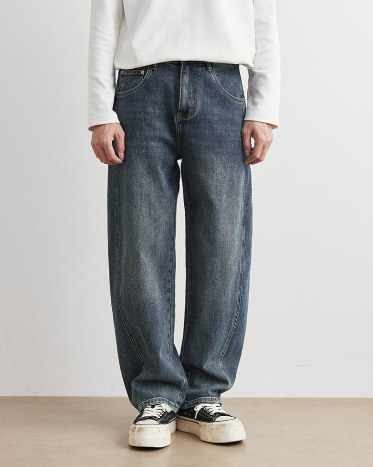 Big Relaxed Vintage Straight-Leg Jeans