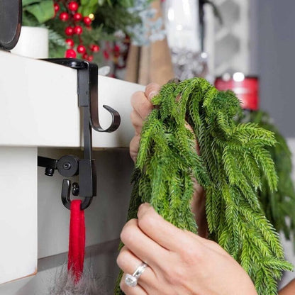 2-in-1 Adjustable Christmas Stocking and Garland Holder