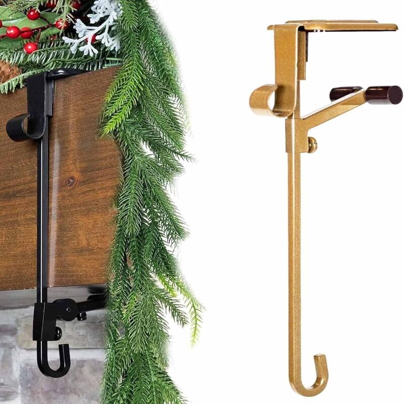 2-in-1 Adjustable Christmas Stocking and Garland Holder