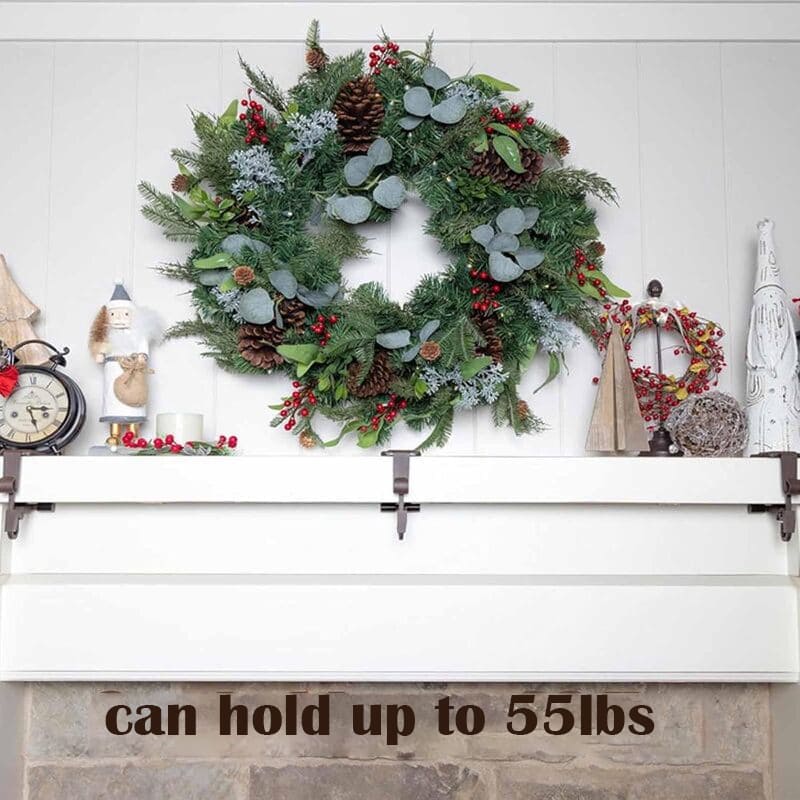 2-in-1 Adjustable Christmas Stocking and Garland Holder