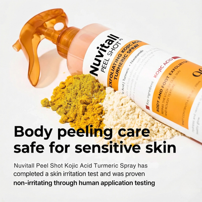 Nuvitall Peel Shot - Kojic + Turmeric Body Peel Spray