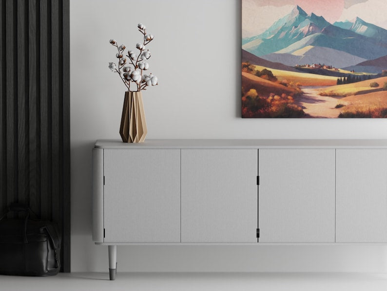 Modern Geometric Vase – Minimalist Home Décor